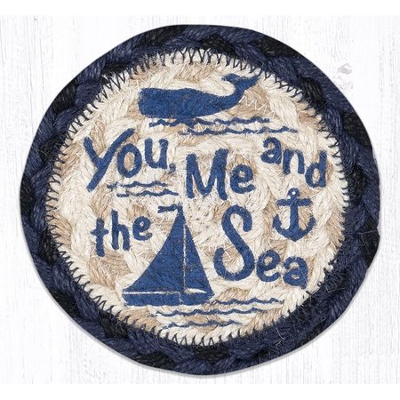 CAPITOL IMPORTING CO 5 x 5 in. IC-79 YouMe & the Sea Printed Coaster 31-IC079YMS